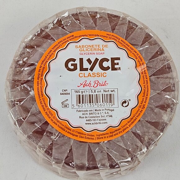 Glyce Classic Glycerin Soap By Ach Brito 165g  5.8 Oz Pack Of 3 Made In Portugal - Picture 2 of 7